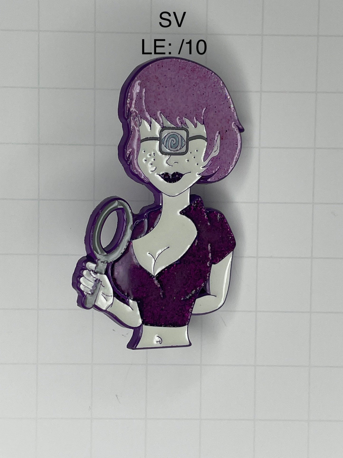 "Velma on Tronics" Hat Pin