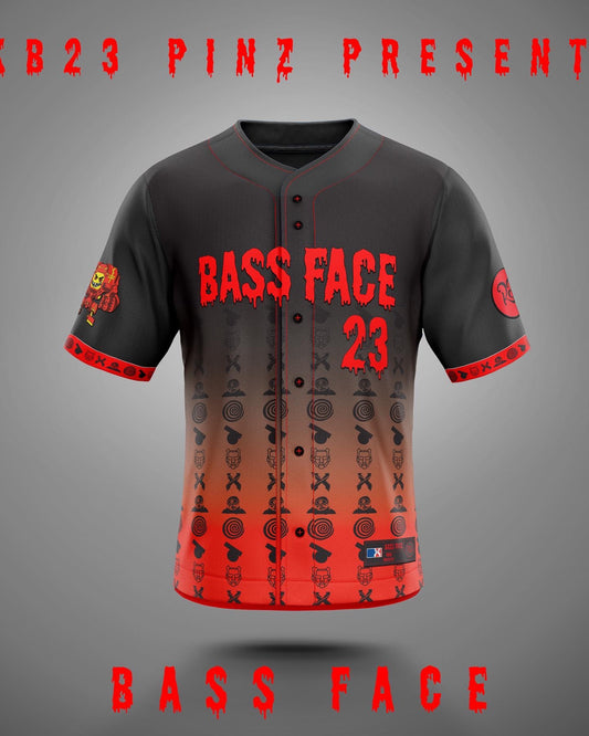 Bass Face Baseball Jersey