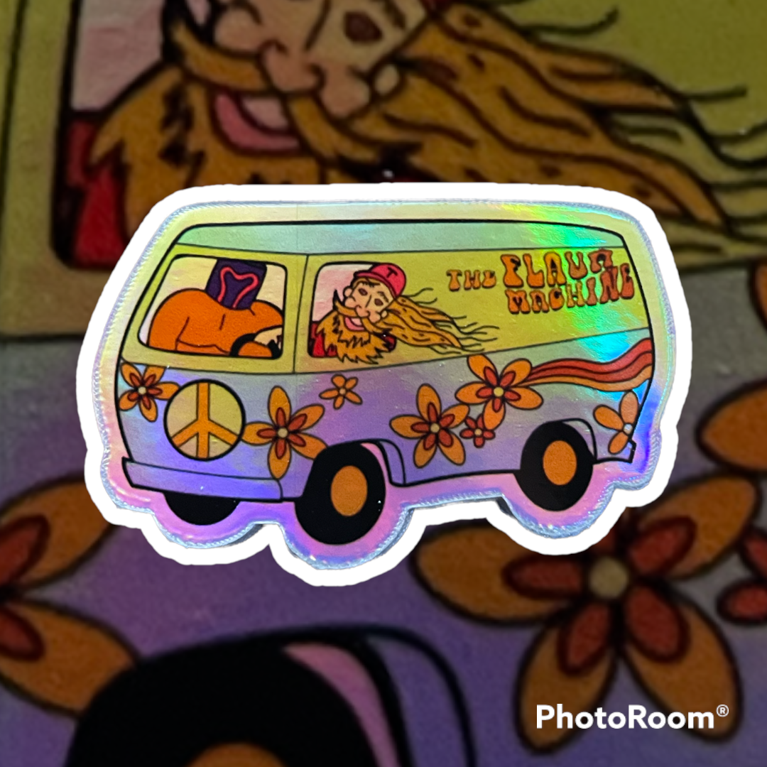 Flava Machine Holographic Sticker