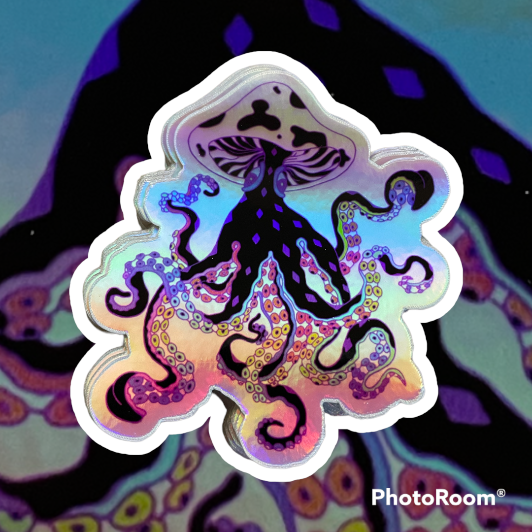 Riddim Squiddim SV Holographic Sticker